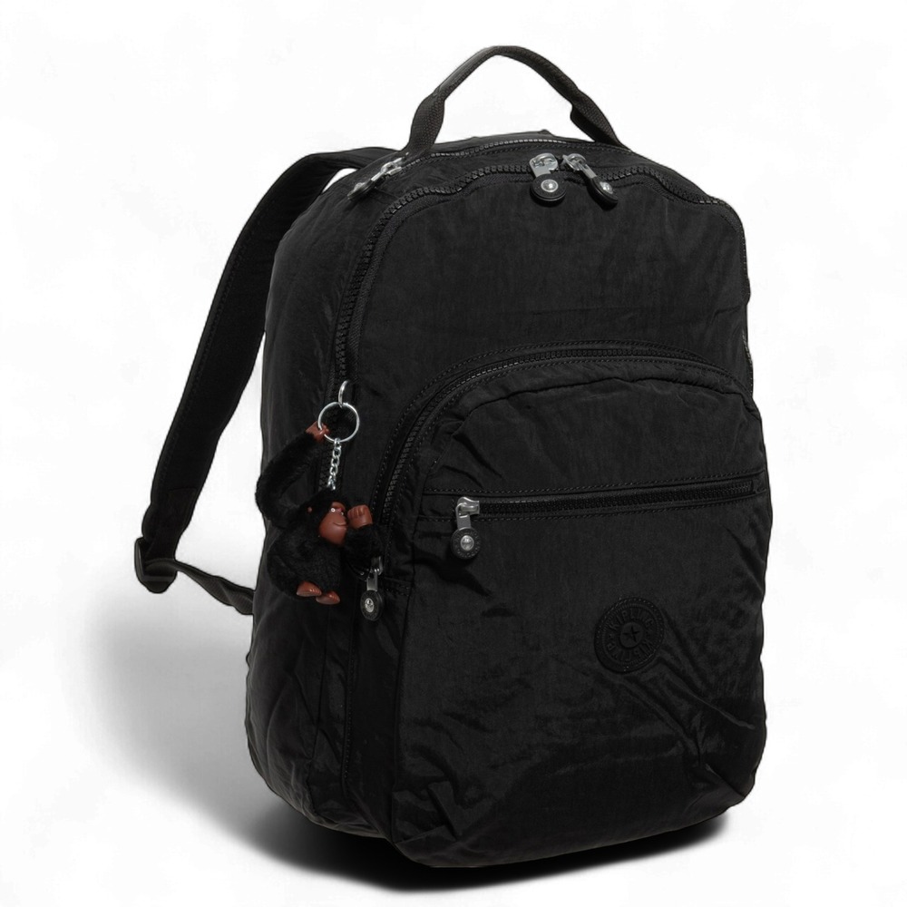 Kipling Women's Seoul Backpack True Black 15" Laptop